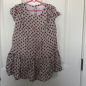 Burberry girls silk short sleeve dress